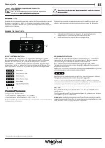 Manual de uso Whirlpool W5 911E W Frigorífico combinado