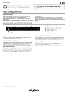 Manual Whirlpool W7 931A MX Fridge-Freezer