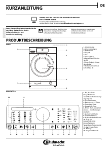 Bedienungsanleitung Bauknecht WM Trend 724 ZEN Waschmaschine