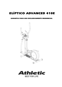 Manual Athletic Advanced 410E Bicicleta elíptica