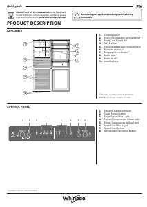 Manual Whirlpool WB70I 931 X Fridge-Freezer