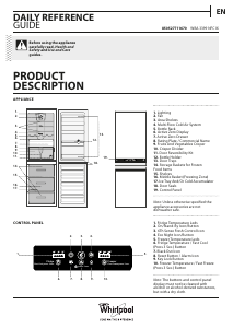 Manual Whirlpool WBA3399 NFC IX Fridge-Freezer