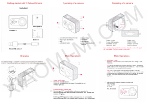 Handleiding Xiaomi Yi Actiecamera