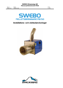 Bruksanvisning Swebo PB/50 Pelletsbrännare