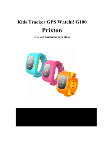 Manual de uso Prixton G100 Smartwatch