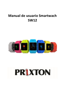 Manual de uso Prixton SW12 Smartwatch