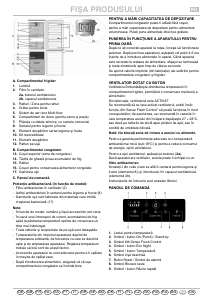 Manual Whirlpool WBV3387 NFC IX Combina frigorifica