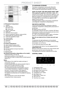 Handleiding Whirlpool WBV33872 NFC IX Koel-vries combinatie