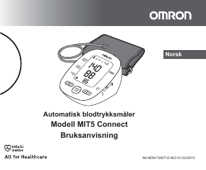 Bruksanvisning Omron MIT5 Connect Blodtrykksmåler