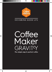 Bruksanvisning OBH Nordica 2301 Gravity Steel Kaffemaskin