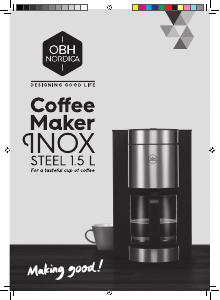 Bruksanvisning OBH Nordica 2310 Inox Kaffebryggare