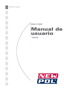 Manual de uso New Pol 10NEMES6AS Lavadora