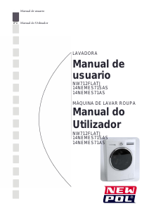 Manual New Pol NW712FLASTJ Máquina de lavar roupa