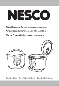 Manual Nesco PC6-14 Pressure Cooker