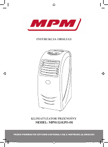 Instrukcja MPM MPM-12-KPO-04 Klimatyzator