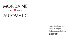 説明書 Mondaine GGM.D020 Automatic 時計