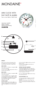 説明書 Mondaine GGM.D029 Mini 時計