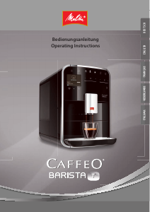 Handleiding Melitta Caffeo Barista T Koffiezetapparaat