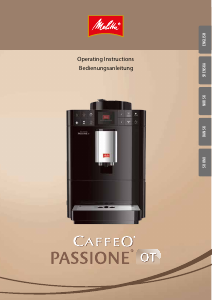 Brugsanvisning Melitta Caffeo Passione OT Kaffemaskine