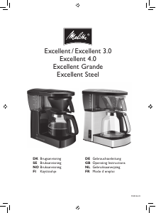 Bruksanvisning Melitta Excellent 4.0 Kaffebryggare