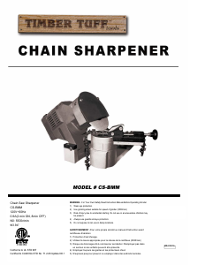 Manual Timber Tuff CS-BMM Chainsaw Chain Sharpener