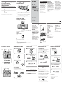 Manual Sony CFS-828S Stereo-set
