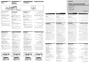 Manual de uso Sony CFM-D1MK2 Grabador de cassette