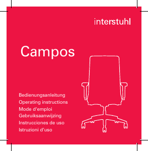 Mode d’emploi Interstuhl Campos Chaise de bureau