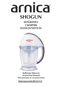 Kullanım kılavuzu Arnica GH21401 Shogun Doğrayıcı