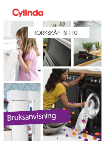 Bruksanvisning Cylinda TS 110 H Torktumlare