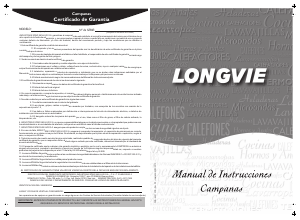 Manual de uso Longvie CTC160X Campana extractora