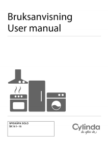 Handleiding Cylinda Solo SK161-16 Afzuigkap