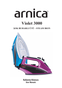 Kullanım kılavuzu Arnica T137 Violet 3000 Ütü