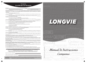 Manual de uso Longvie CTC190X Campana extractora