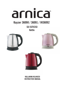 Kullanım kılavuzu Arnica IH36090 Çaydanlık