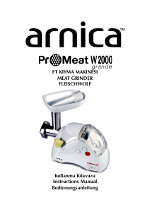 Manual Arnica GH21220 ProMeat W2000 Meat Grinder