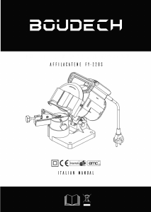 Manual de uso Boudech FY-220S Afilador de cadena de motosierra