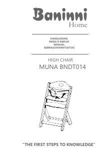 Manual Baninni Muna Baby High Chair