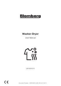 Manual Blomberg LRI1854310 Washer-Dryer