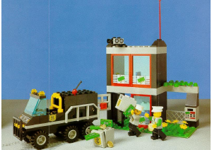 Manual de uso Lego set 6566 Town Banco