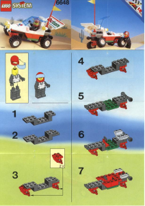 Handleiding Lego set 6648 Town Mag racer