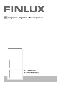 Manuale Finlux FXYHK492HGBDZ Frigorifero-congelatore