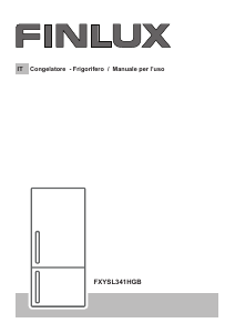 Manuale Finlux FXYSL341HGB Frigorifero-congelatore