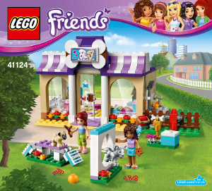 Brugsanvisning Lego set 41124 Friends Heartlake dagpleje for hundehvalpe
