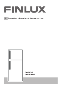 Manuale Finlux FXY263HGB Frigorifero-congelatore