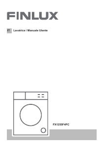 Manuale Finlux FX1255F4TPC Lavatrice