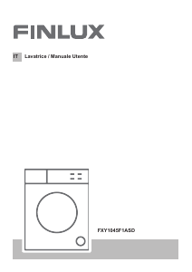 Manuale Finlux FXY1045F1ASD Lavatrice