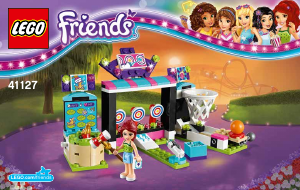 Руководство ЛЕГО set 41127 Friends Парк развлечений - игровые автоматы