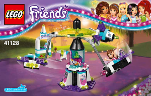 Manual de uso Lego set 41128 Friends Parque de atracciones – Viaje espacial