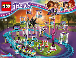 Manual de uso Lego set 41130 Friends Parque de atracciones – Montaña rusa